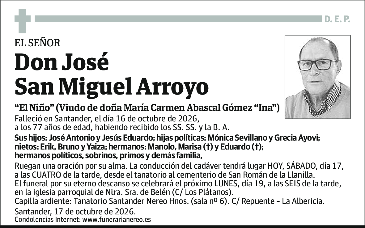 José San Miguel Arroyo