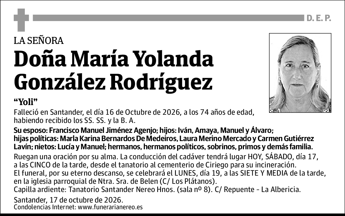 María Yolanda González Rodríguez