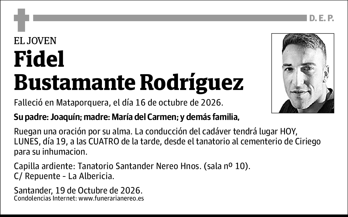 Fidel Bustamante Rodríguez