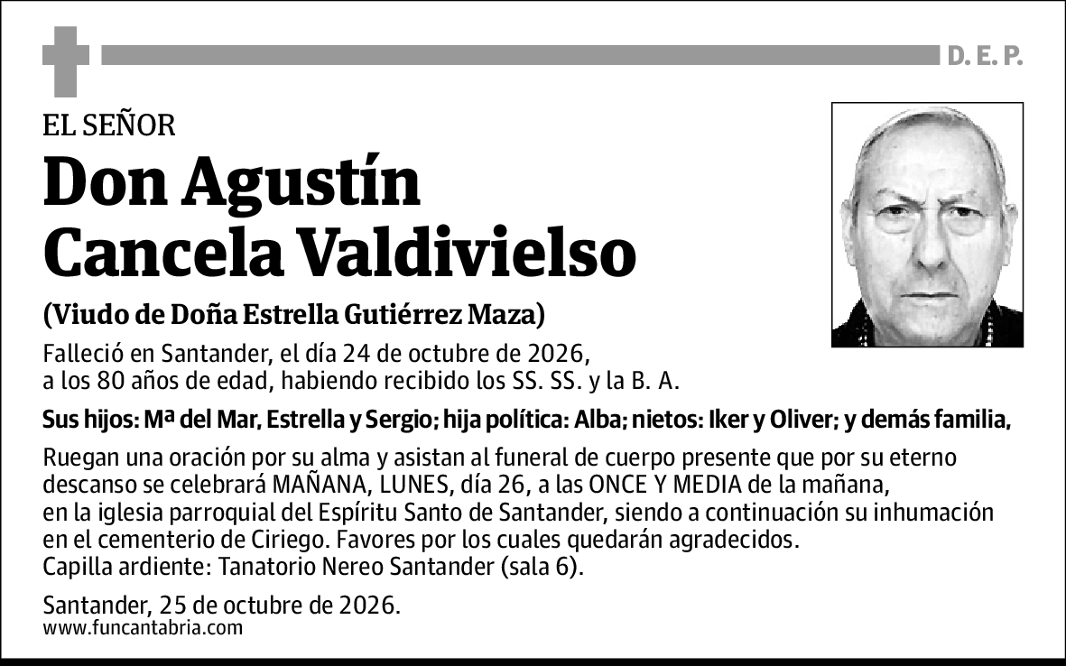 Agustin G. Cancela Valdivielso