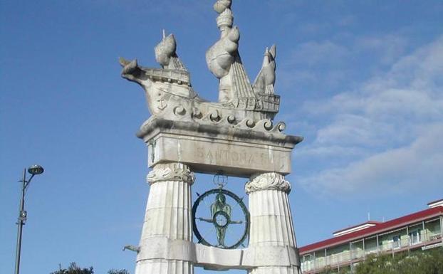 Detalle del monumento a Juan de la Cosa. /Susi