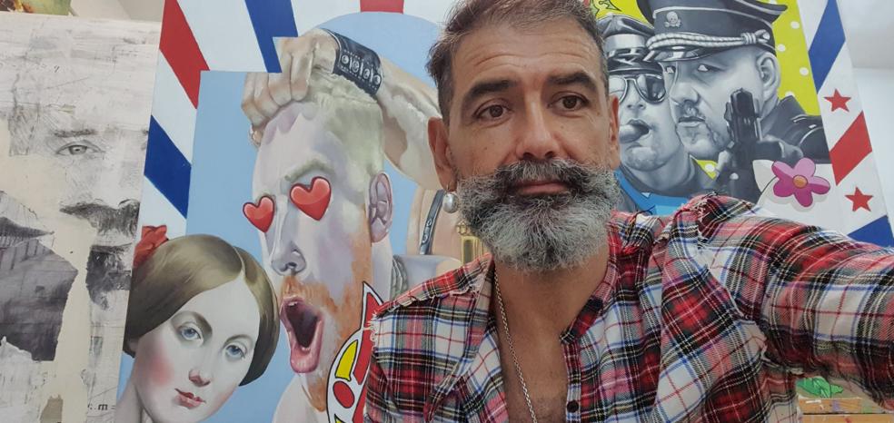 The artist Pablo Burgos, a ‘rare bird’ who wastes talent and personality in Torrelavega